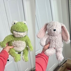 Frog Warmie and Bunny Warmie